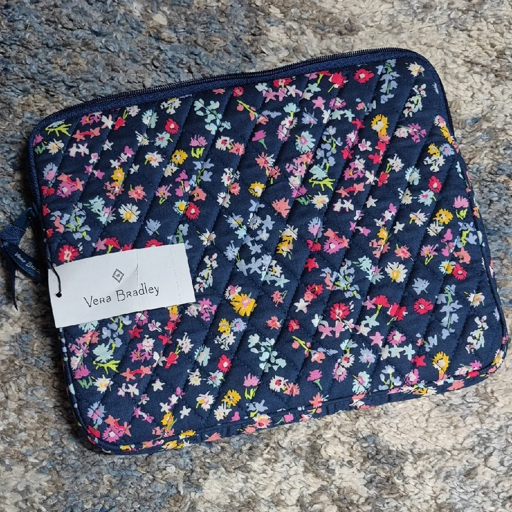 Vera Bradley Blue Floral Tablet Sleeve